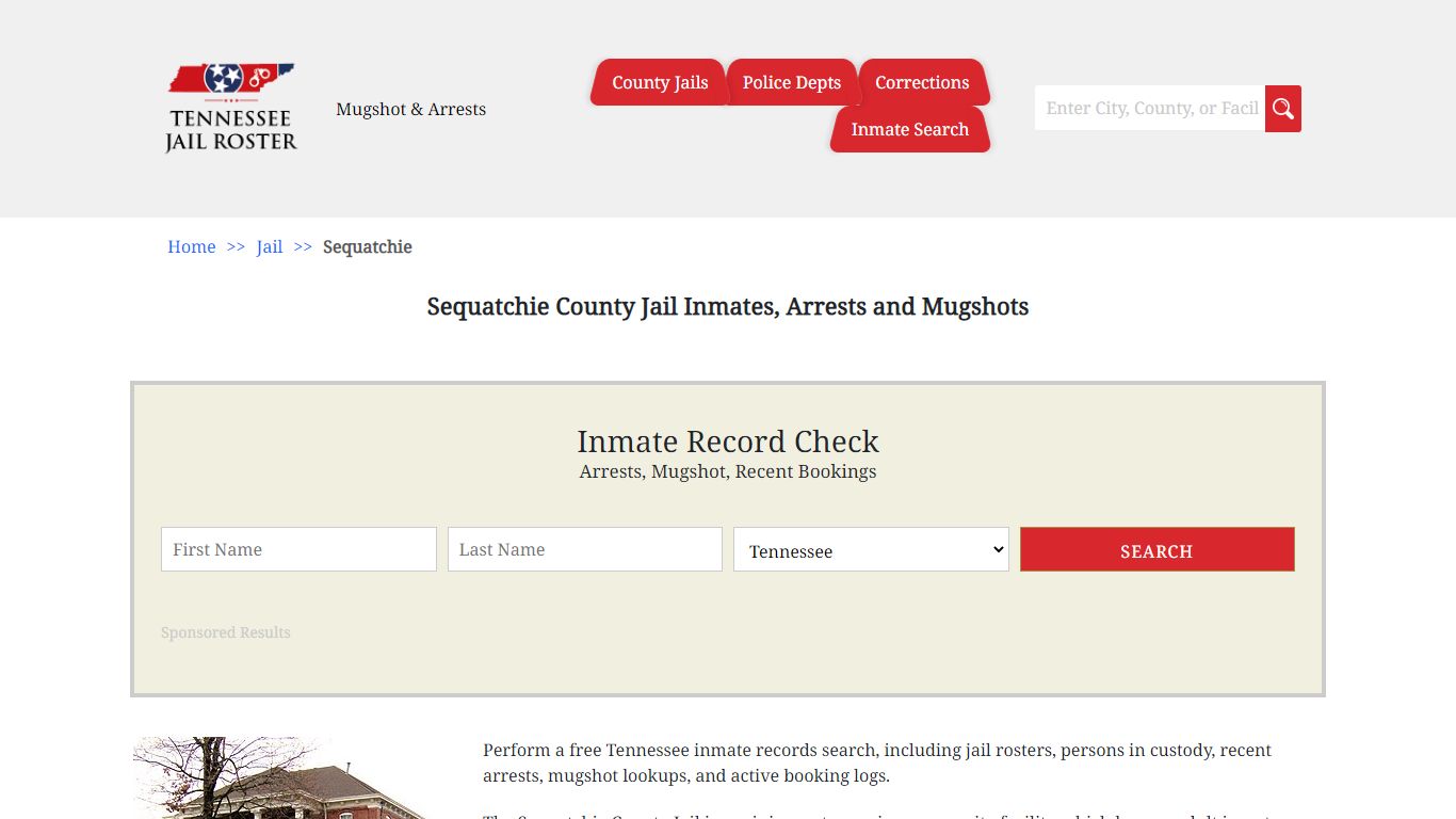 Sequatchie County Jail Inmates, Arrests and Mugshots - Jail Roster Search